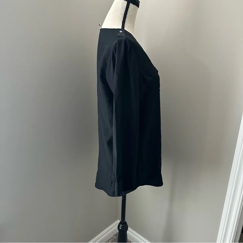 Joie 100% Silk Military Style Blouse - Picture 3 of 6